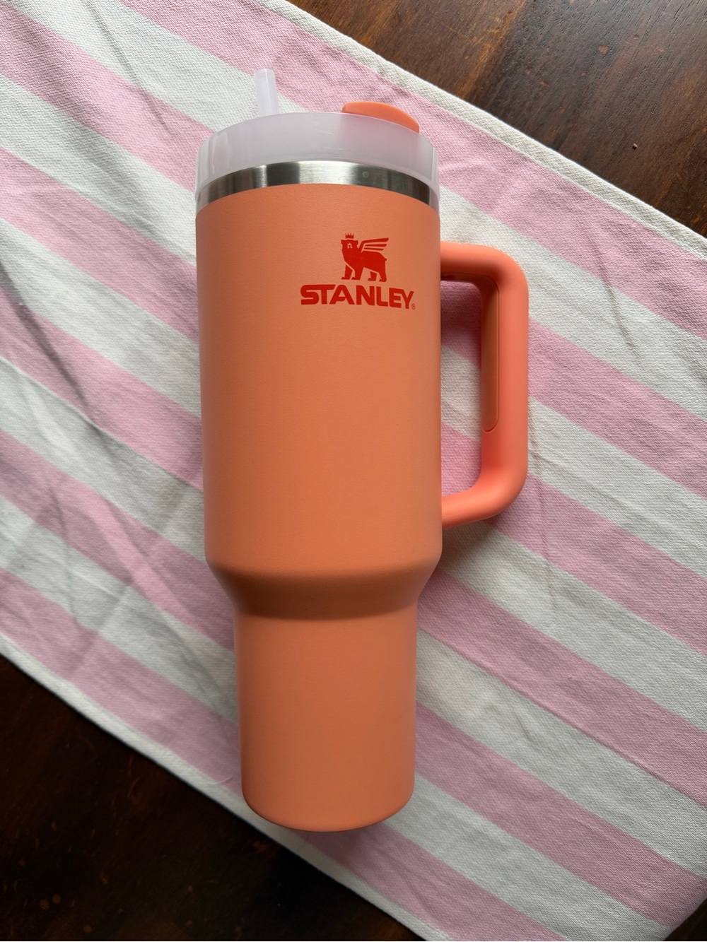 Stanley Orange Travel Mug with Handle 40oz
